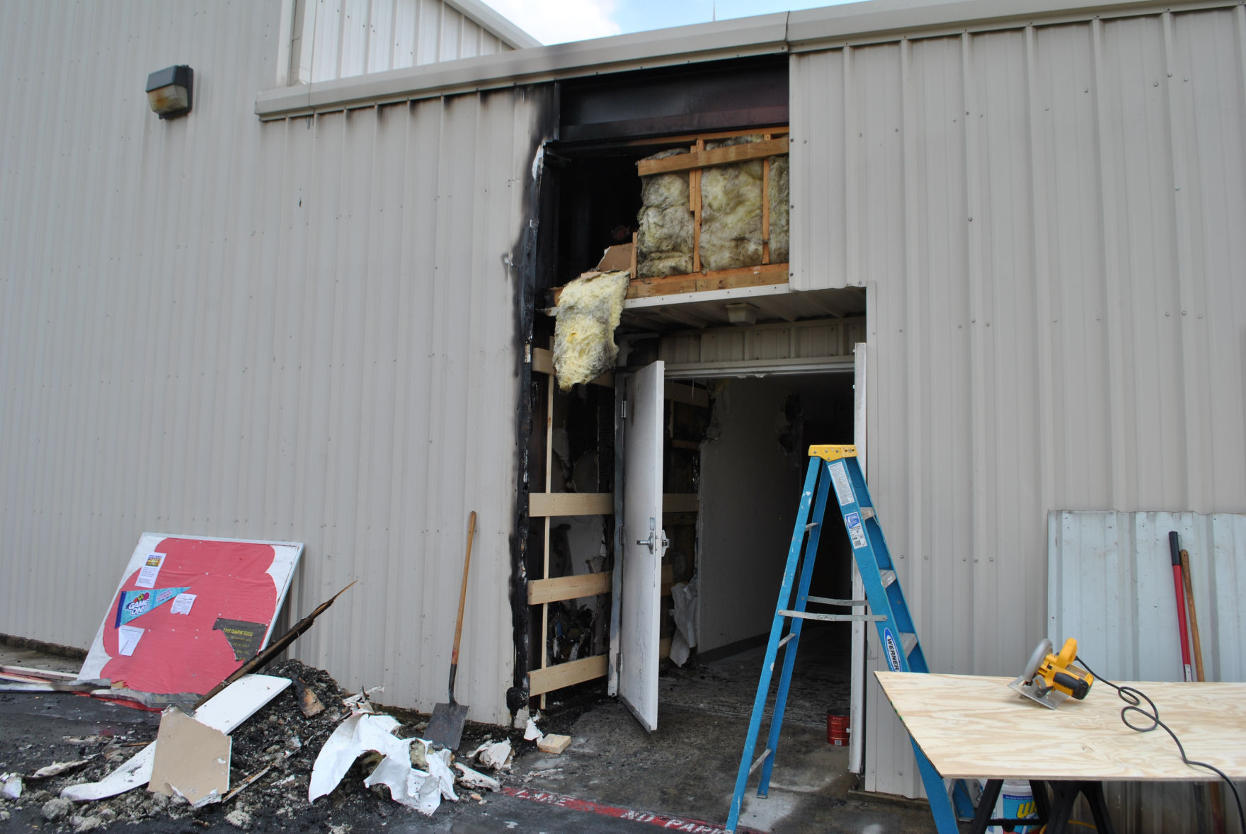Fire at Killeen church